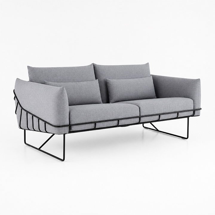 EXOSKELETAL INDUSTRIAL SETTEE | SF 009